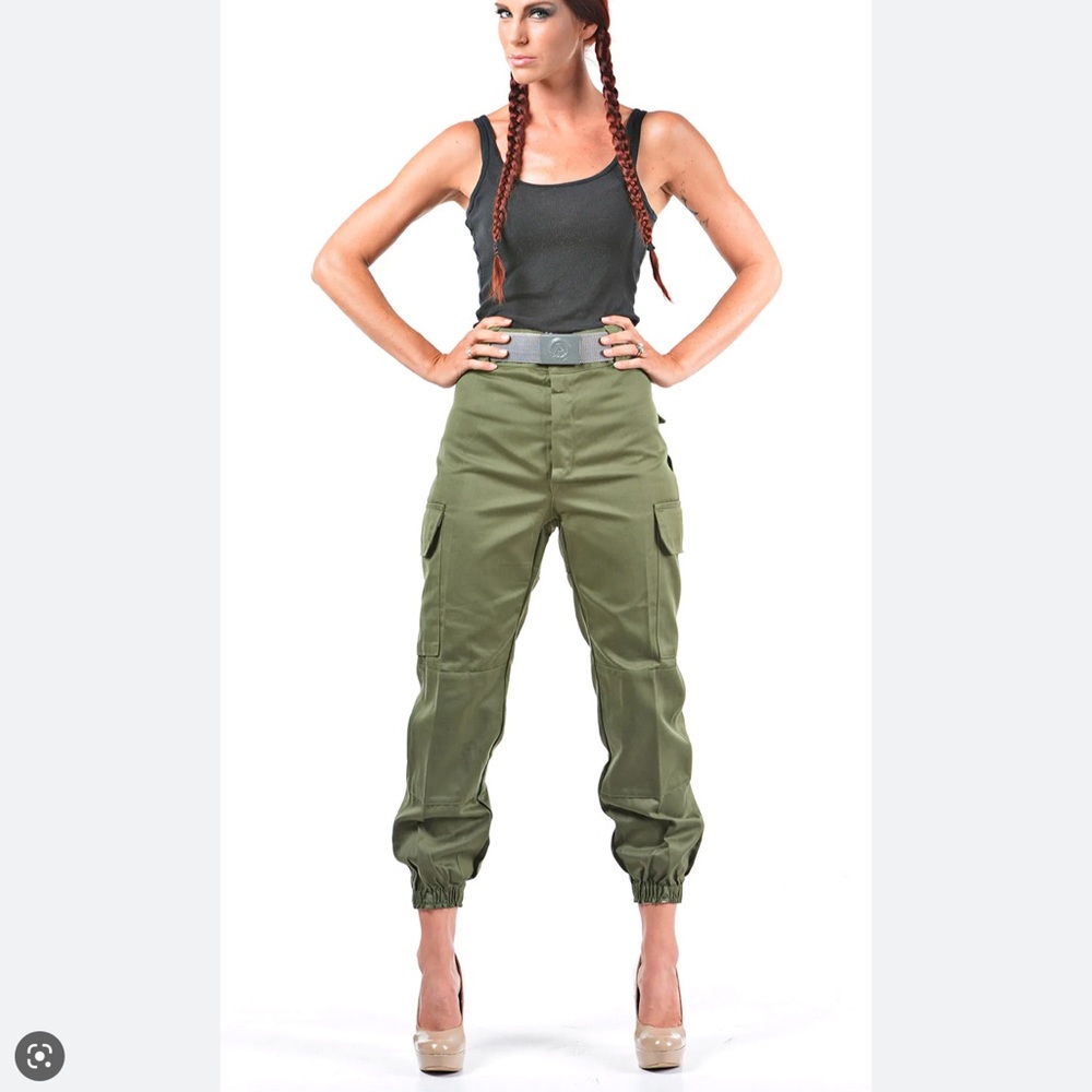 Green Utility/Cargo pants Women size L